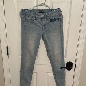 American Eagle Outfitters Light Blue Skinny Jeans